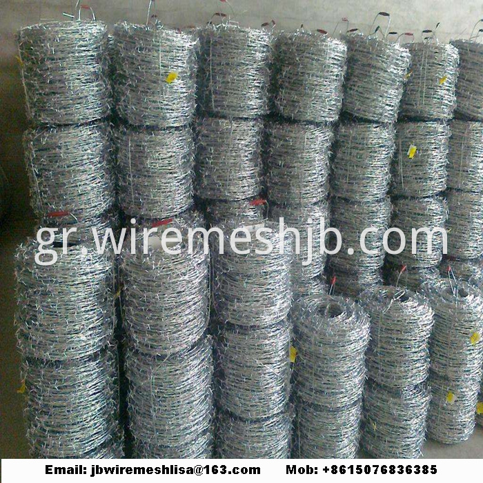 Galvanized and PVC Coated Barbed Wire